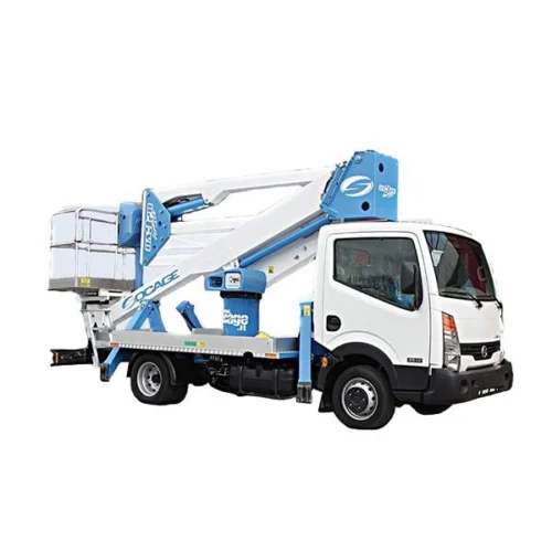 Piattaforma autocarrata altezza 20 m a noleggio- Isuzu – Noleggio Macchine Edili
