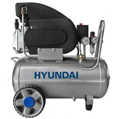 Compressore Hyundai 65650 Lubrificato 24 Litri 2 HP – 8 bar – Cantieri e Costruzioni