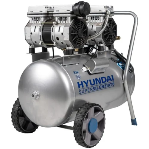 Compressore Hyundai 65706 Oil Free 50 Litri Supersilenziato 3 HP – Cantieri e Costruzioni