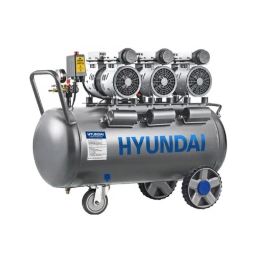 Compressore Hyundai 65704 Oil Free 100 Litri Supersilenziato 3 HP – Cantieri e Costruzioni