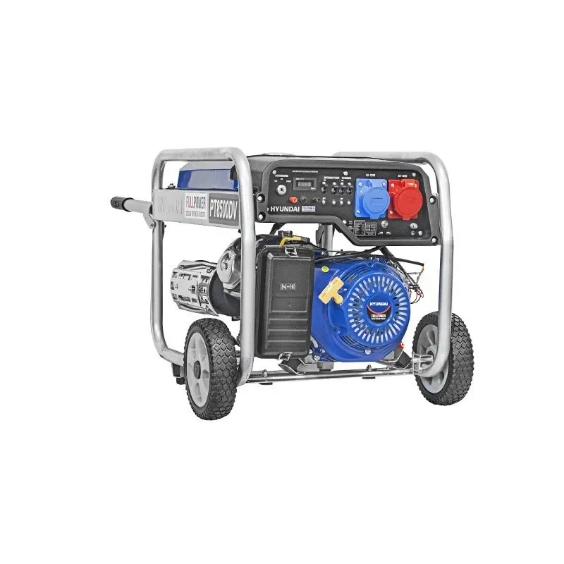 generatore benzina 8.5 kW Hyundai carrellato