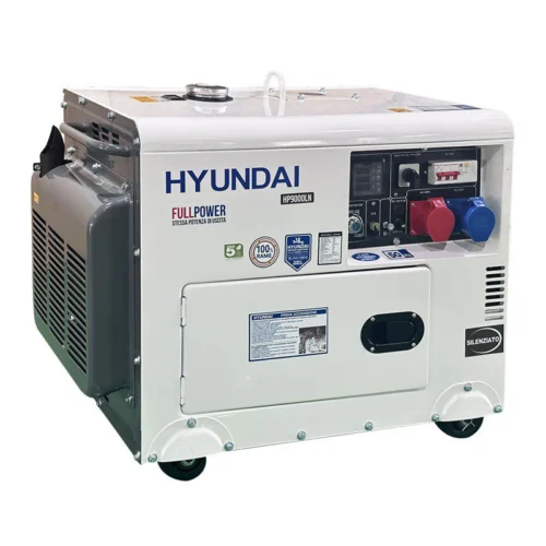 Generatore Diesel Hyundai 65255 Trifase Full Power 8 kW Silenziato – Energia e Alimentazione