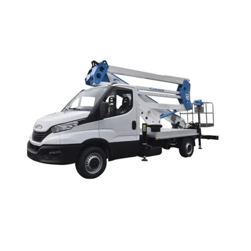 Piattaforma autocarrata altezza 20 m a noleggio- Iveco – Noleggio Macchine Edili