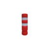 Delineatore Cilindrico Rosso in Plastica Ø 19,6 – Cantiere Stradale