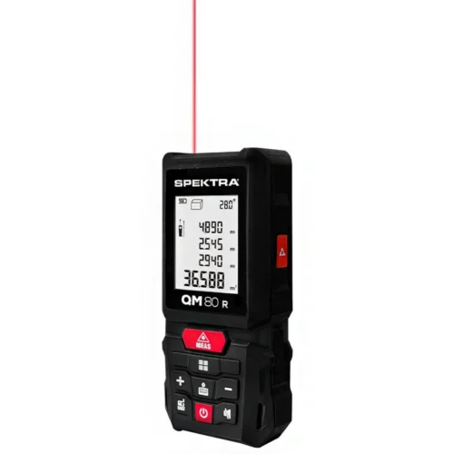 Misuratore Laser Spektra QM 80 R raggio rosso – 80 m IP65 – Misurazione e Controllo