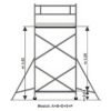 Trabattello Professionale Ercole Cosmos in Alluminio – EN 1004 – Cantieri e Costruzioni