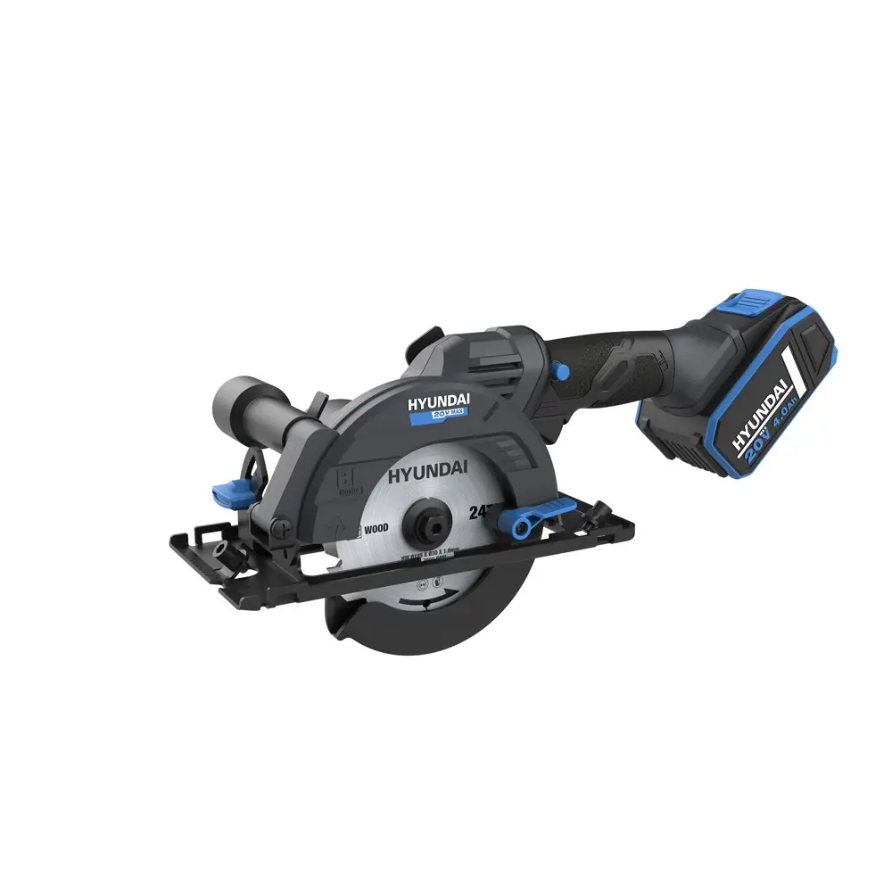 Mini sega circolare a batteria Hyundai 25867 20V Brushless Ø120 mm – Solo corpo macchina – Attrezzature Heavy Duty
