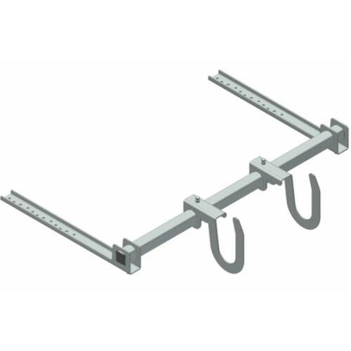 gancio scala tetto CSC zincato regolabile per coperture