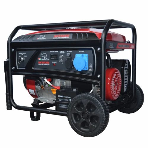 generatore Bisonte SK5500E 5,5 kW con ruote