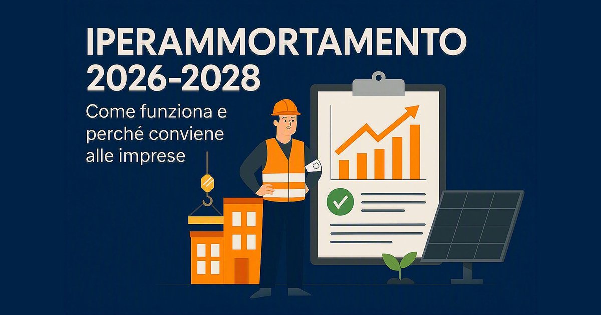 Iperammortamento 2026-2028: come funziona e perché conviene davvero alle imprese edili