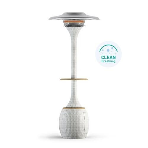 Nebulizzatore riscaldatore arredo Oasi rattan bianco Idrobase