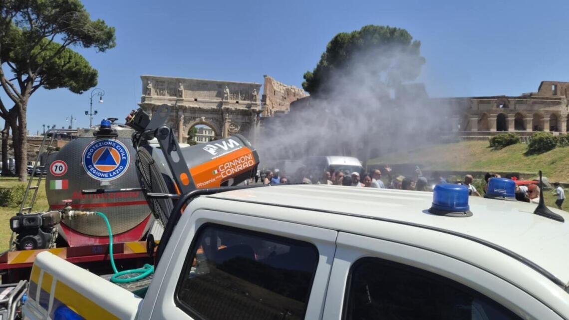 Avete visto i cannoni che raffrescano Roma? Sono i Cannoni Conrad progettati da Mantovana Macchedil