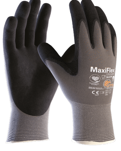 Guanto Ansell MaxiFlex Ultimate 34-874 Grigio