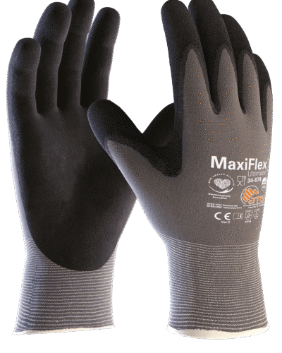 Guanto Ansell MaxiFlex Ultimate 34-874 Grigio