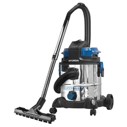 Aspiratore solidi e liquidi Hyundai 20 litri inox super silenzioso