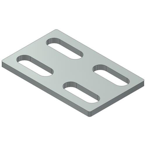 CSC Coppia Contropiastre per Ancoraggio 601-601F Zincate