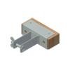 Distanziale zincato CSC 114L per morsetto parapetto 114G 114F