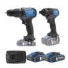 Kit combo Hyundai 20V trapano a percussione e avvitatore a impulsi con 2 batterie