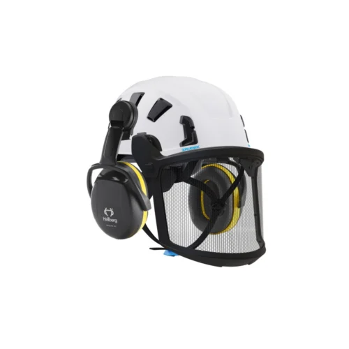 Kit forestale Irudek Oreka II Vent con visiera e cuffie antirumore - colore Bianco