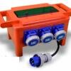Quadro Compatto Friggeri Serie PV per Artigiani 3 Prese CEE IP66 + 4 Prese UNEL