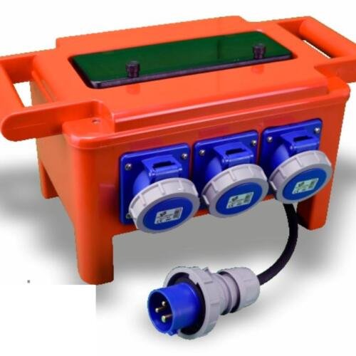 Quadro Compatto Friggeri Serie PV per Artigiani 3 Prese CEE IP66 + 4 Prese UNEL