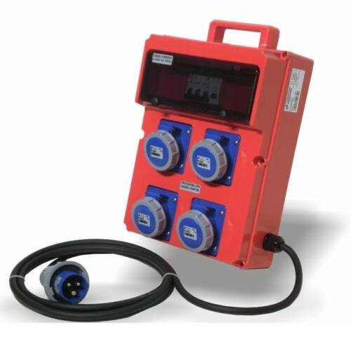 Quadro Portatile da Cantiere Friggeri 2 Prese Monofase + 2 Trifase IP66
