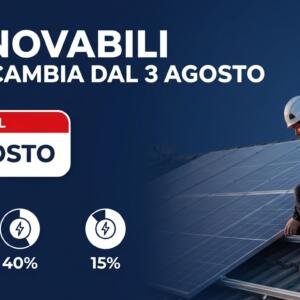 Ristrutturazioni: dal 3 agosto le rinnovabili obbligatorie arrivano al secondo livello