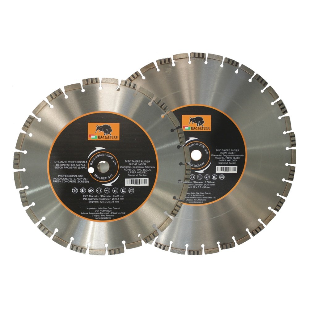 Disco diamantato Bisonte BT0009536 diametro 400mm serie Turbo-A
