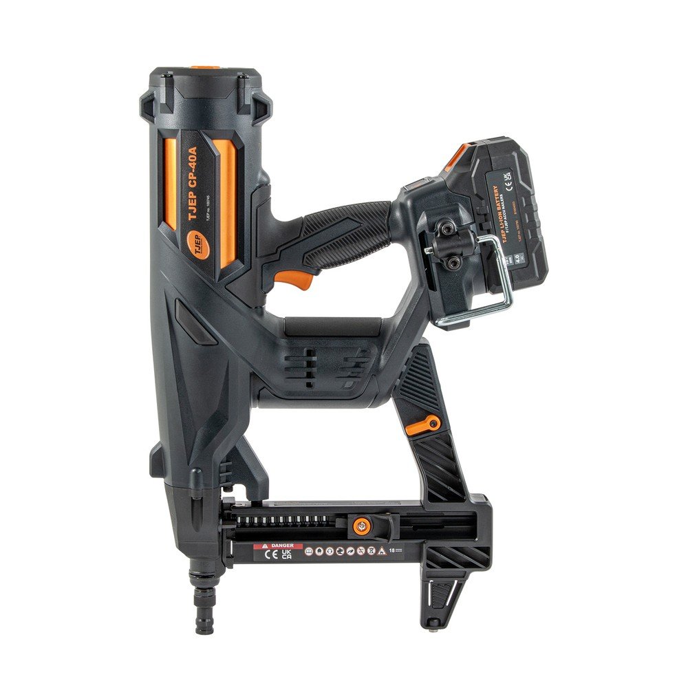 Chiodatrice a batteria TJEP CP-40A vista laterale