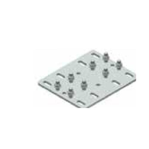 Base allargata CSC 531 zincata per pali linea vita Combo