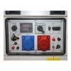Dettaglio del pannello di controllo del generatore Senci SCDG-10000SE TEQ con display digitale prese e presa connettore ATS