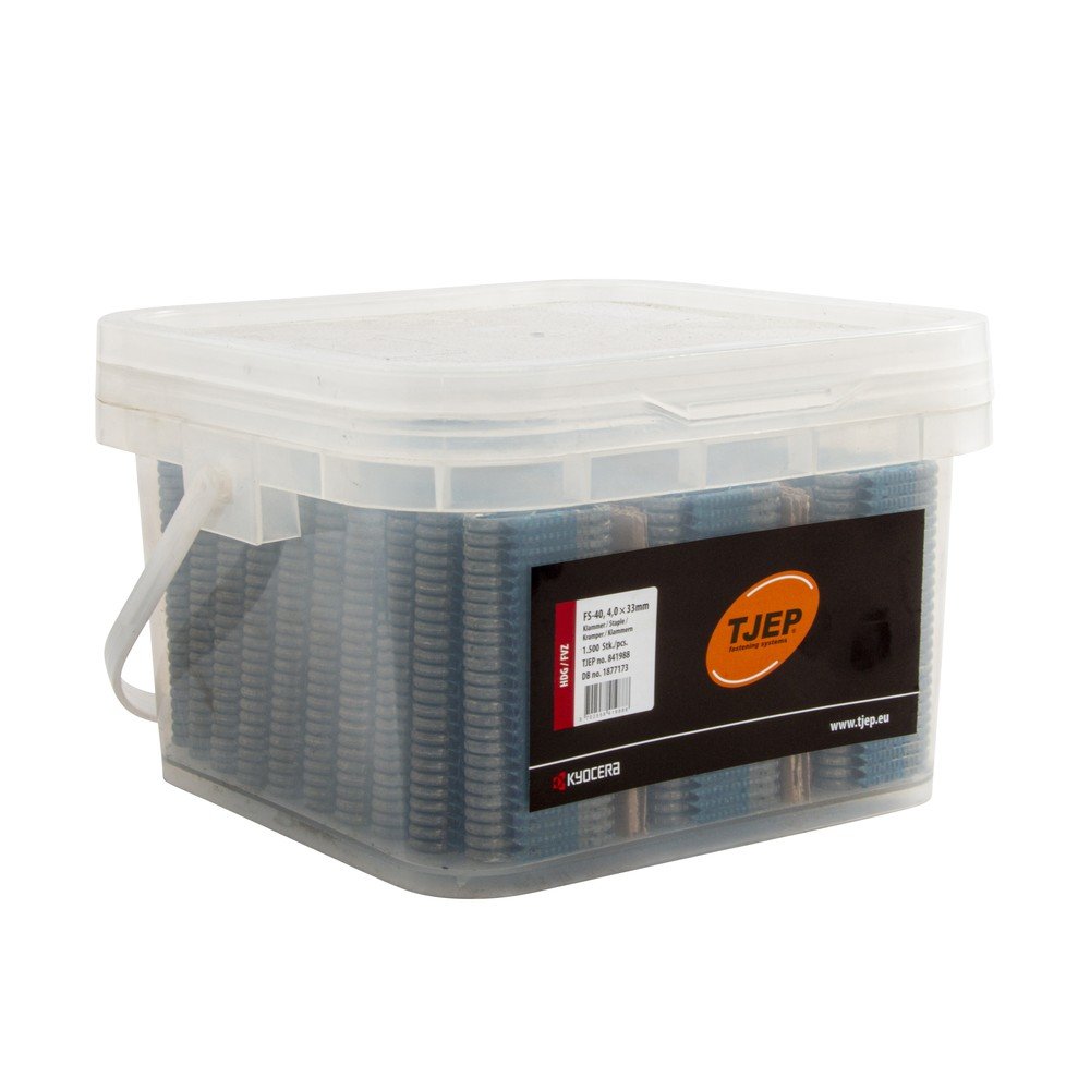 Confezione di graffe TJEP FS-40 zincate 33mm