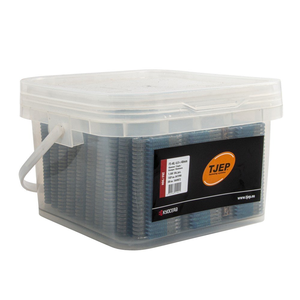 Confezione di graffe TJEP FS-40 zincate 40mm