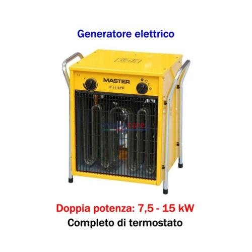 Generatore d'aria calda elettrico trifase Master B 15 IT da 15 kW
