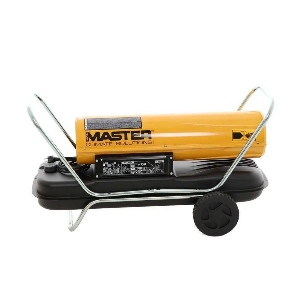 Generatore d'aria calda a gasolio Master B 150 CED da 44 kW carrellato