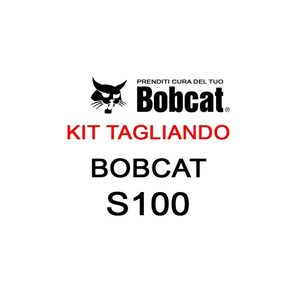 Kit filtri tagliando per minipale Bobcat S100