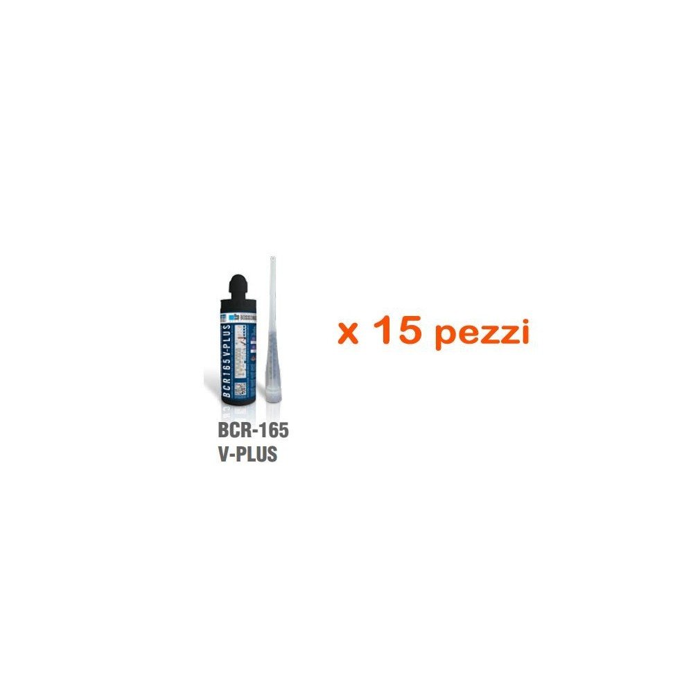 Ancorante chimico BOSSONG confezione 15 cartucce da 165 ml