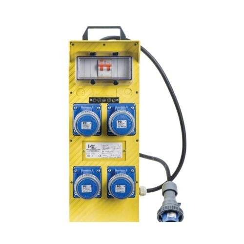 Quadro portatile in vetroresina VB Electric VB-220/4T con 4 prese CEE 16A