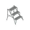 Scala edile zincata con 3 gradini antiscivolo