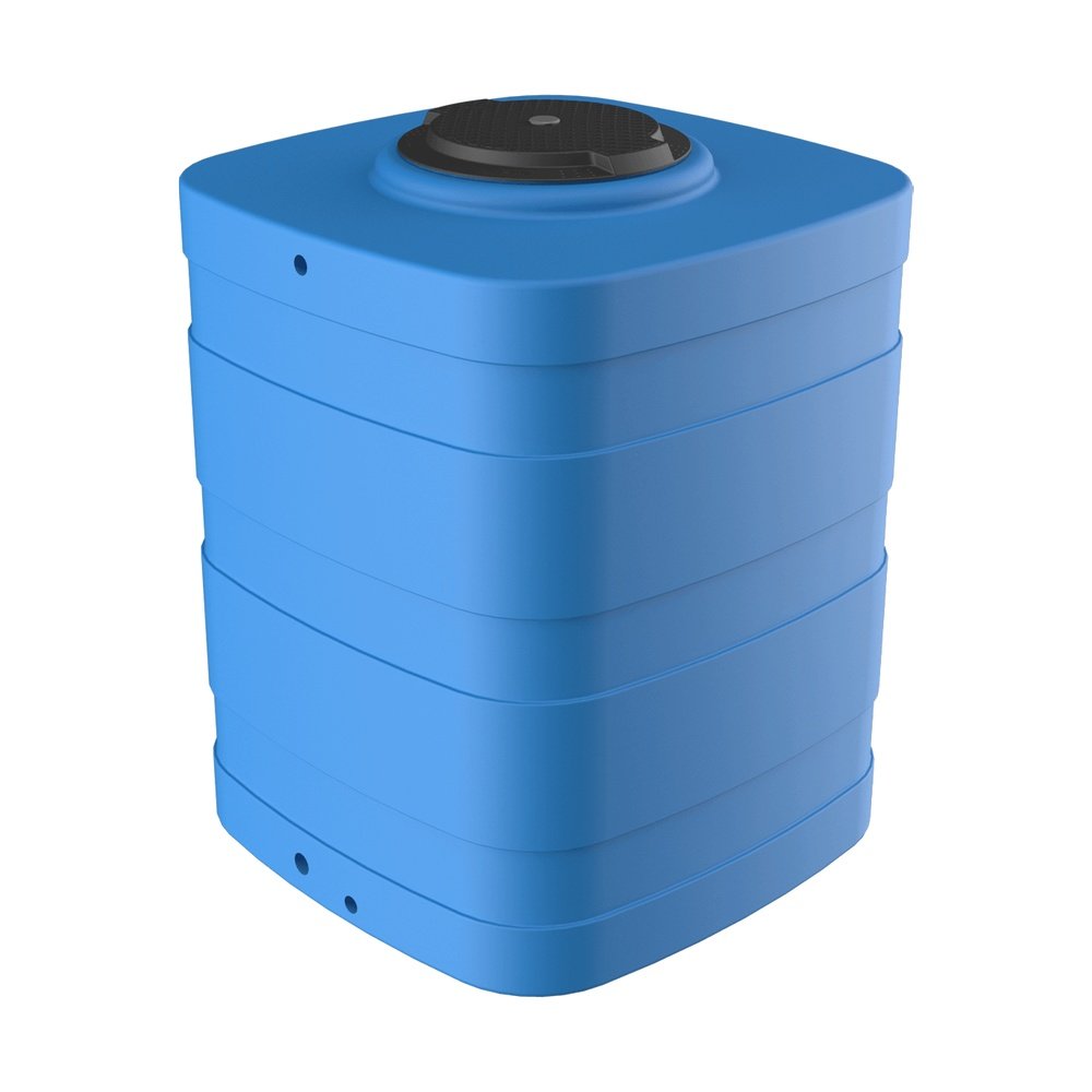 Serbatoio da esterno Cubo Rototec a pianta quadrata in polietilene da 230 a 470 litri