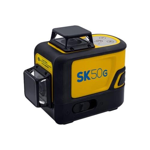 Tracciatore laser verde Spektra SK50G a tre linee 360 gradi su sfondo
