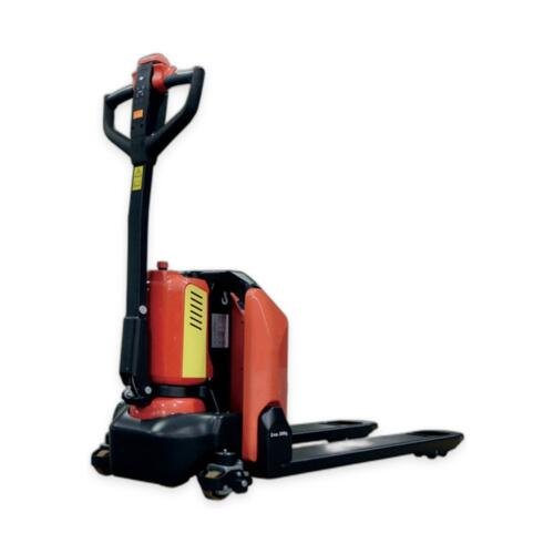 Transpallet elettrico compatto Novamach NEEN al litio portata 1500 kg corpo corto L2 380 mm e centralina Curtis