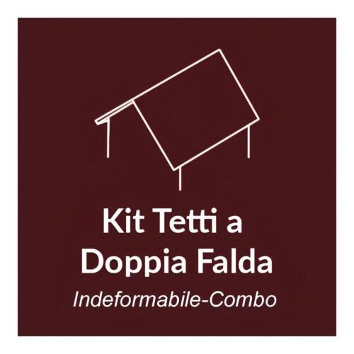 Kit Linea Vita Indeformabile Certificata - Tetti doppia falda_ Linea Combo