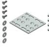 Base allargata palo Light CSC 601M