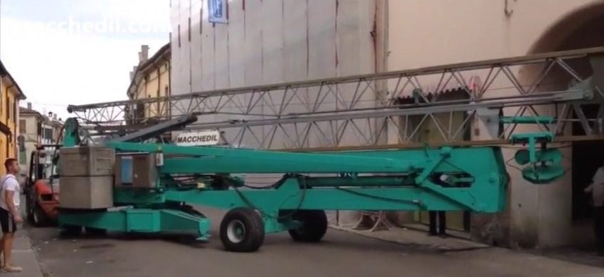 Montaggio Gru edile Cattaneo CM64 | Macchedil Online Store